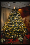 658081 Decorated Christmas Tree A4 Photo Print