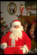 658090 Santa Claus By The Fire A4 Photo Print