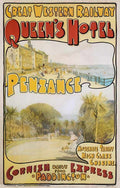 66 Queens Hotel Pen Vintage Advert A4 Photo Print