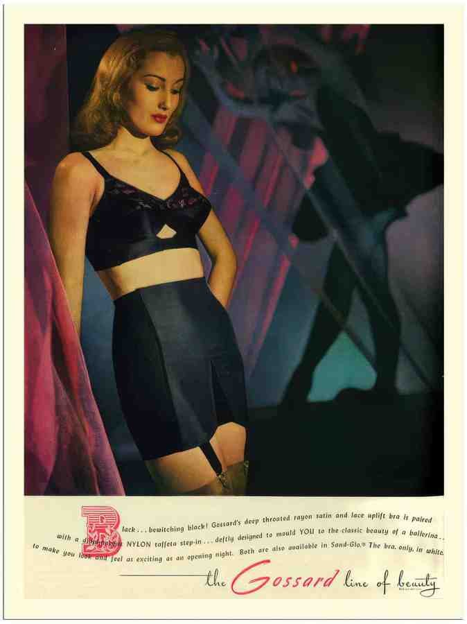 66 gossard lingerie 2 Vintage Advert A4 Photo Print