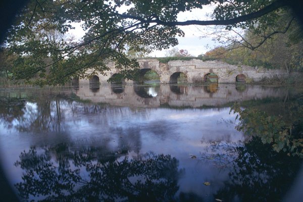 660020 Landscape, Bridge Reflection A4 Photo Print