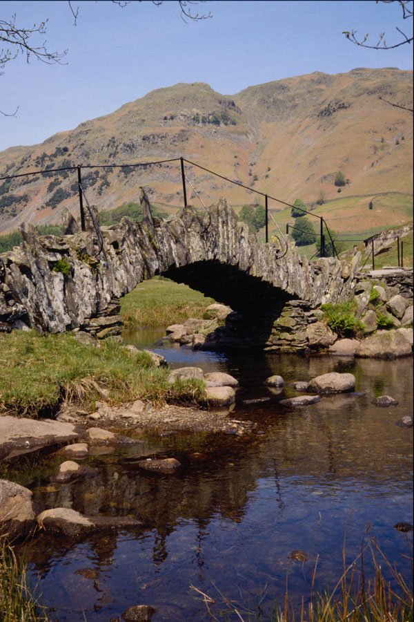 660026 Slaters Bridge, Little Langdale, Cumbria, England A4 Photo Print
