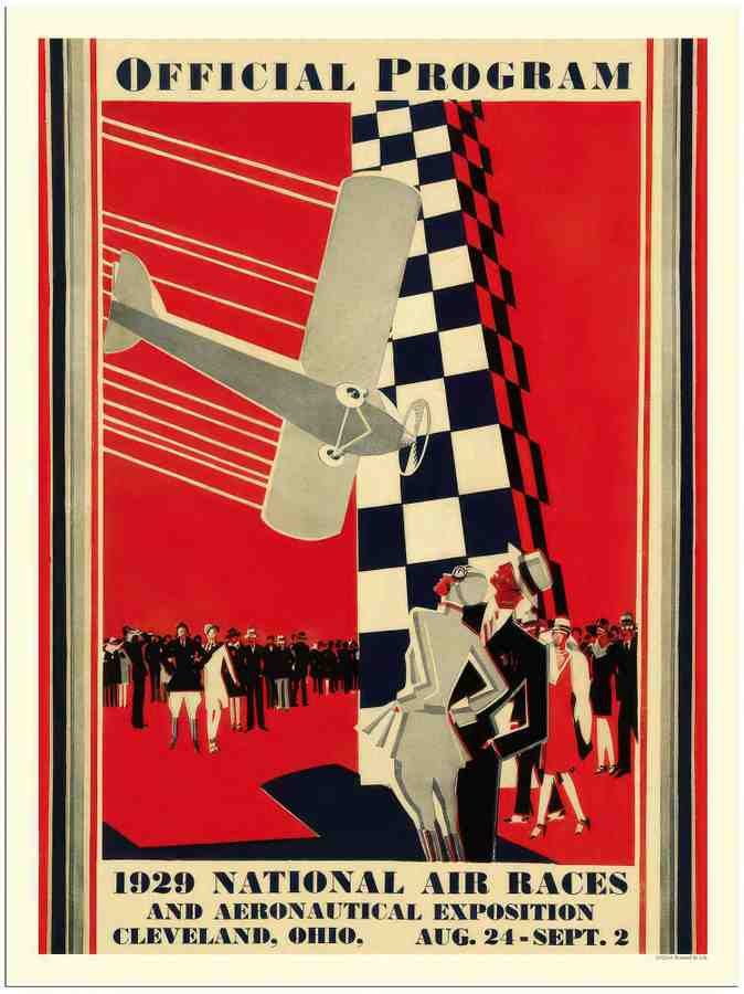 661 1929 national air races 2 Vintage Advert A4 Photo Print