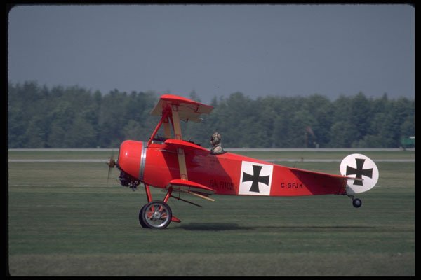 661006 Fokker Triplane, Trenton, 1988 A4 Photo Print