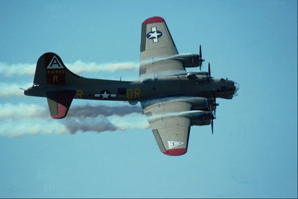 661020 Watsonville Air Show, B 17G Flying Fortress A4 Photo Print