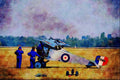 661022 WWI Aircraft, Trenton, 1988 A4 Limited Edition Watercolour Print