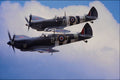 661026 Spitfires Over Duxford, England A4 Photo Print