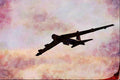 661042 Usafe Boeing B52H Stratofortress A4 Limited Edition Watercolour Print