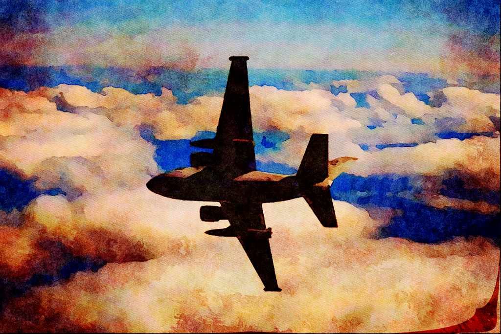 661054 S 3B Viking Doing A Breakaway A4 Limited Edition Watercolour Print