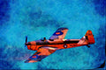 661060 Miles M14, Magister A4 Limited Edition Watercolour Print