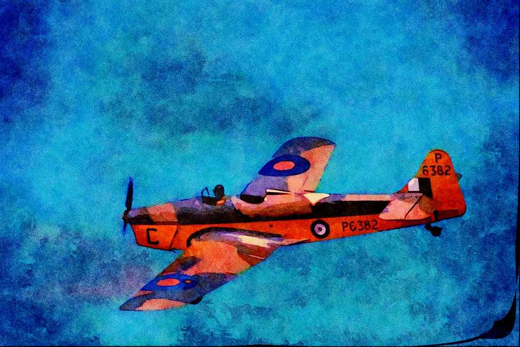 661060 Miles M14, Magister A4 Limited Edition Watercolour Print