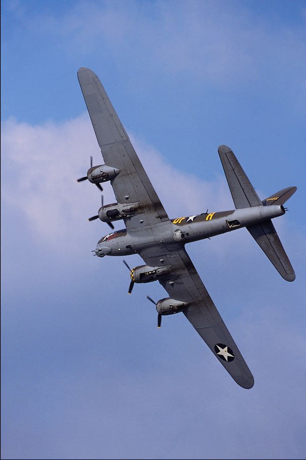 661068 Boeing B.17 Flying Fortress Sally B In Flight A4 Photo Print