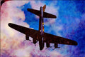 661069 Boeing B.17 Flying Fortress _Sally B_ In Flight A4 Limited Edition Watercolour Print
