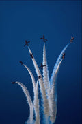661070 BAe Hawk T1.a RAF Red Arrows Parasol Break A4 Photo Print
