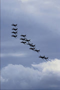 661071 12x BAe Hawk T1.a With Hawk 200 And 101 At Rear A4 Photo Print
