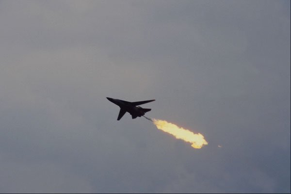 661078 Lockheed F111C No.1 Sq. RAF Torching  A4 Photo Print