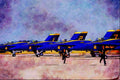 661083 Blue Angels Aerobatics Team A4 Limited Edition Watercolour Print