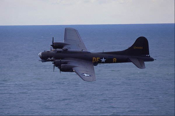 661089 B.17G Flying Fortress, Sally B Over The Channel A4 Photo Print