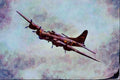 661090 Boeing B.17G Flying Fortress _Sally B_ A4 Limited Edition Watercolour Print