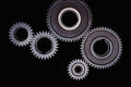 662050 Gears A4 Photo Print