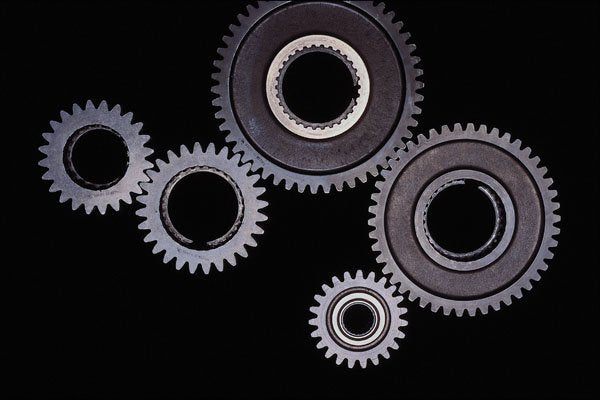 662050 Gears A4 Photo Print