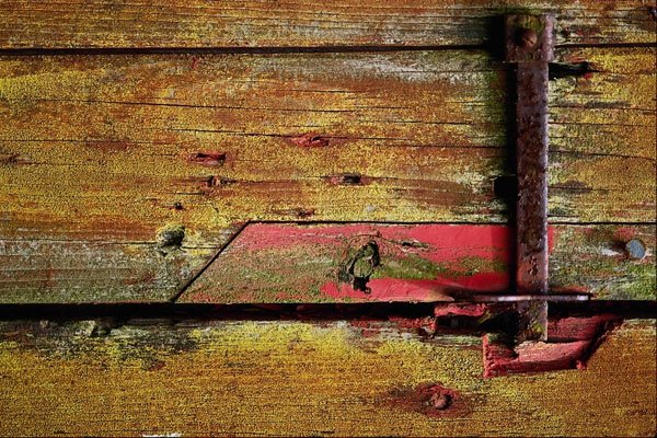 662051 Rusty Door Latch A4 Photo Print