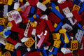 662052 Close up Of Children's Building Blocks A4 Photo Print