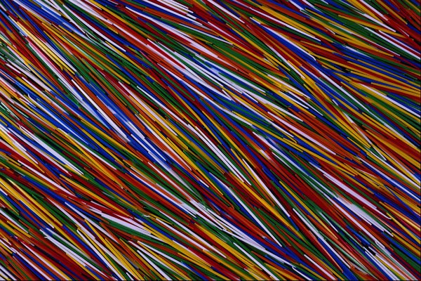 662053 Colored Toothpicks A4 Photo Print