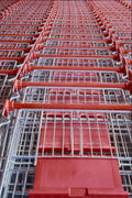 662060 Shopping Trolleys A4 Photo Print