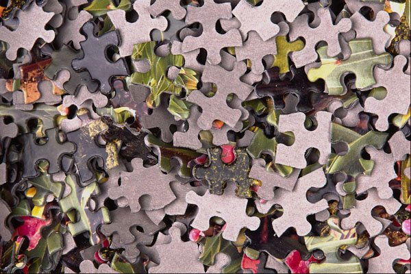 662065 Jigsaw Puzzle Background A4 Photo Print