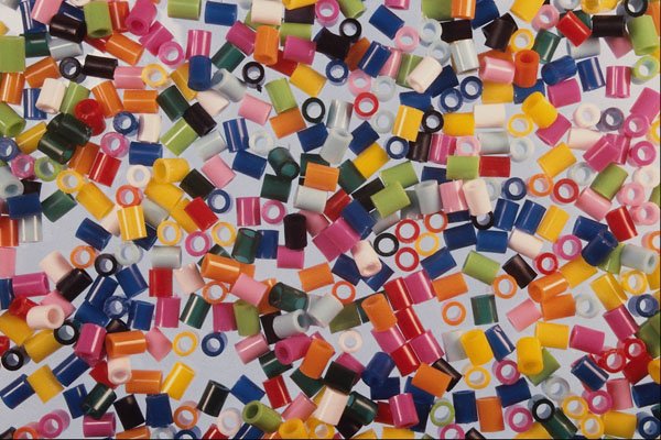 662090 Plastic Beads A4 Photo Print