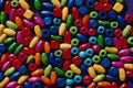 662091 Wooden Beads A4 Photo Print