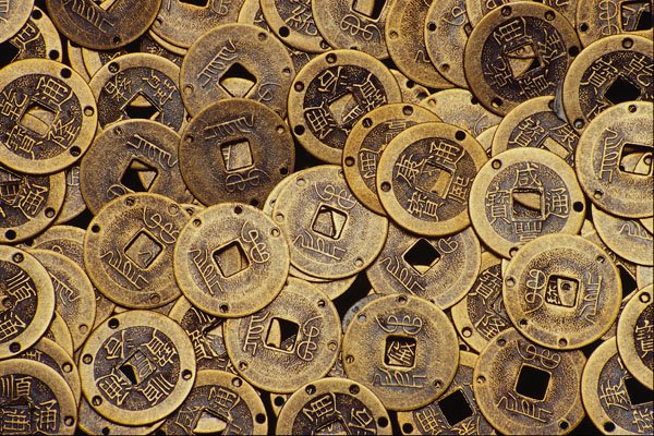 662094 Coins A4 Photo Print