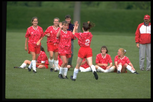 663022 Girls' Jubilation, Soccer 1993 A4 Photo Print