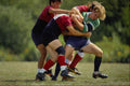 663076 Fighting For Possession, Rugby Game, New Glasgow A4 Photo Print