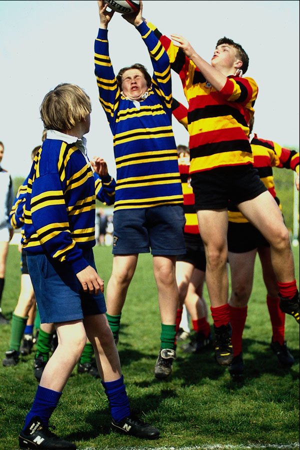 663079 Schoolboy Rugby A4 Photo Print