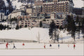 663084 Cricket Match, Frozen Lake, St. Moritz, Switzerland A4 Photo Print