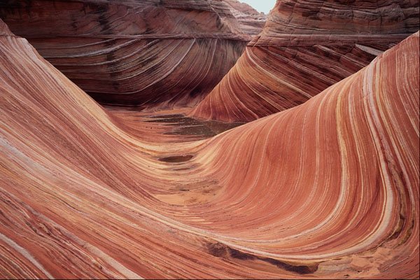664028 Eroded Cross bedded Navajo Sandstone, Arizona, U.S.A. A4 Photo Print