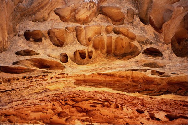 664030 Heavily Eroded Sandstone, Arizona, U.S.A. A4 Photo Print