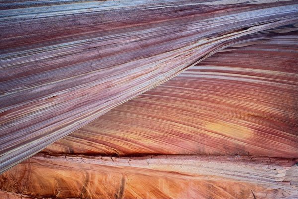 664031 Cross bedded Navajo Sandstone, Arizona, U.S.A. A4 Photo Print