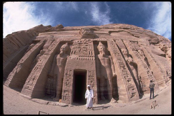 664037 Temple Of Ramses, Queen Of Aswan, Egypt A4 Photo Print