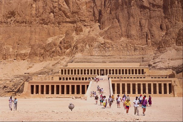 664045 Temple Of Queen Hatshepsut, Luxor Area, Egypt A4 Photo Print