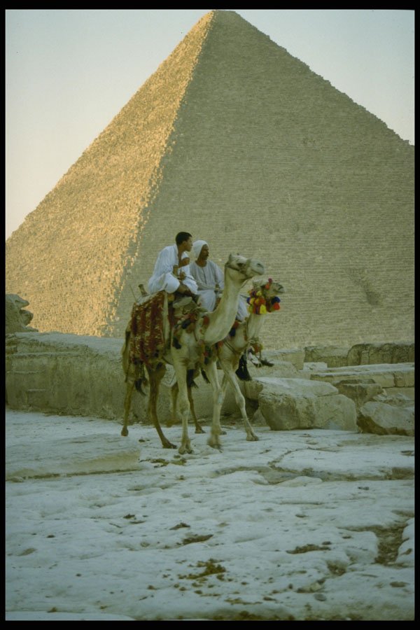 664064 Pyramids Of Giza, Cairo, Egypt A4 Photo Print