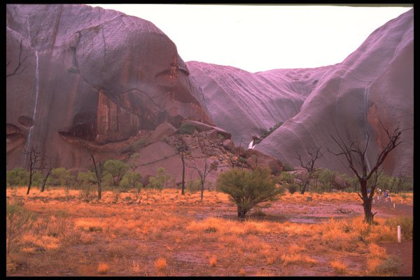 664084 Side View Of Ayers Rock, Australia A4 Photo Print