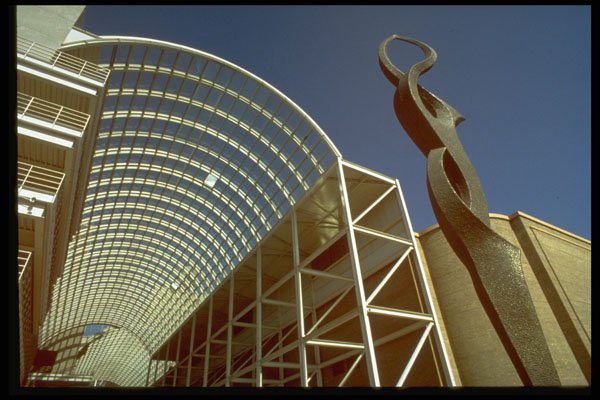 665003 Modern Sculpture At Denver Center For Performing Arts, U.S.A. A4 Photo Print