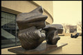 665014 Bronze Statue, Two piece Reclining Figure By Moore, U.S.A. A4 Photo Print