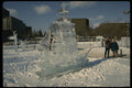 665017 Sailing Ship Ice Sculpture, Ottawa, Ontario, Canada A4 Photo Print