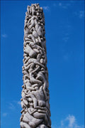 665027 Vigeland Monolith, Frogner Park, Oslo, Norway A4 Photo Print