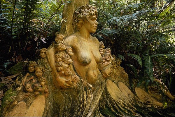 665032 Aboriginal Carving, Victoria, Australia A4 Photo Print
