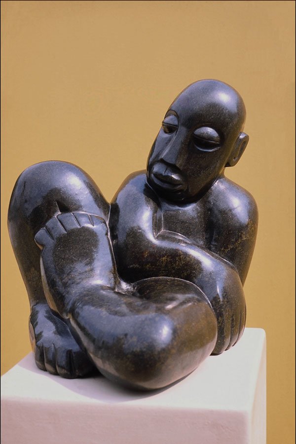 665037 Resting Man, Zimbabwe, Africa A4 Photo Print